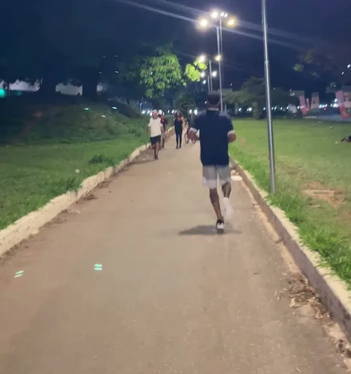 Corrida à noite